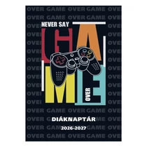 Diák zsebkönyv TOPTIMER papírborító B/6 heti 120x170mm Gamer 2026-2027
