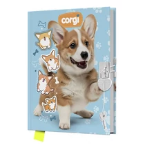 Emlékkönyv JUNIOR Corgi lakattal
