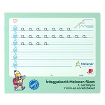 Foglalkoztató füzet ICO Süni A/4 32 lapos Meixner-féle írás gyakorló 1. osztályos 7 mm sorközzel