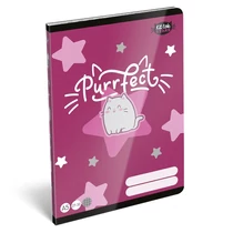 Füzet kockás LIZZYSULI A/5 32 lapos 27-32 Kittok Stars Purrfect