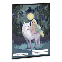 Füzet vonalas ARS UNA A/5 32 lapos 21-32 4-8.osztályos Northern Lights