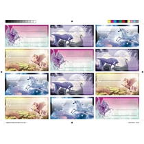 Füzetcímke Z mintás