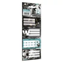 Füzetcímke LIZZYSULI 12 címke/csomag Top League FTW