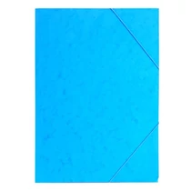 Gumis mappa A/4 prespán világoskék 345 g