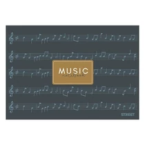 Hangjegyfüzet STREET B/5 16 lapos fekvő