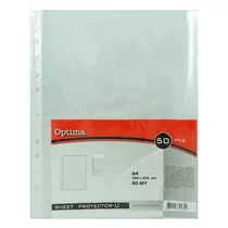 Lefűzhető genotherm OPTIMA A/4 90 mikron víztiszta 50 darabos