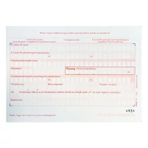 Nyomtatvány átutalási megbízás íves