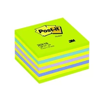 Öntapadós jegyzettömb 3M Post-it LP 2028NB 76x76mm lollipop zöld  450 lap