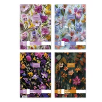 Spirálfüzet vonalas Dream Flowers A/4 70 lapos vegyes minták