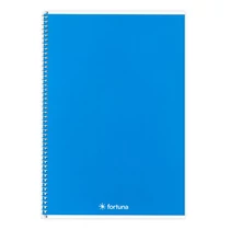 Spirálfüzet vonalas FORTUNA Monocolor A/4 70 lapos kék