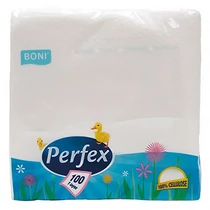 Szalvéta PERFEX 1 rétegű 100 darabos 33 x 33 cm
