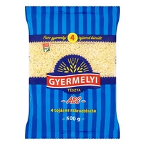 Száraztészta ABC GYERMELYI 4 tojásos 500 g