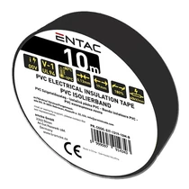 Szigetelőszalag ENTAC 19mmx10m fekete