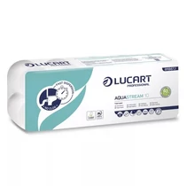 Toalettpapír Lucart Aquastream fehér 10 tekercses 2 rétegű