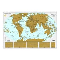 Világtérkép STIEFEL kaparós felülettel A/1