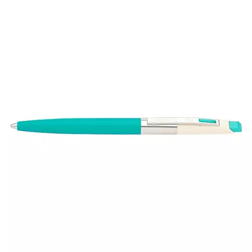 Golyóstoll ICO 70 nyomógombos pasztell zöld tolltest 0,8mm kék írásszín