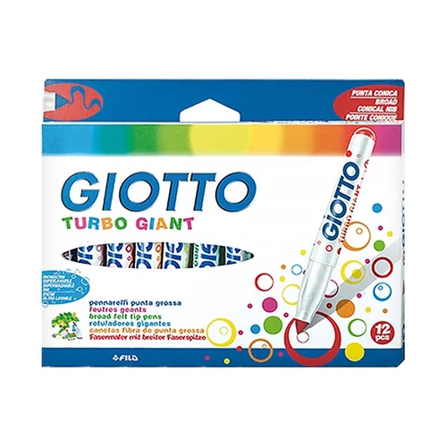 Filctoll GIOTTO Turbo Giant vastag 7,5mm akasztható 12db-os készlet