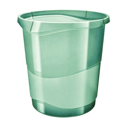 Papírkosár ESSELTE Colour`Ice 14l műanyag áttetsző zöld