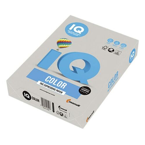 Fénymásolópapír színes IQ Color A/4 160 gr trend szürke GR21 250 ív/csomag