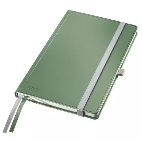Jegyzetfüzet LEITZ Style A/5 80 lapos vonalas olajfa zöld