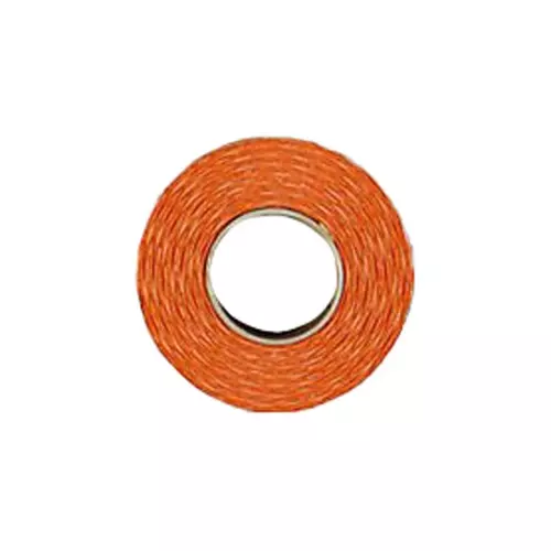 Árazószalag FORTUNA 25x12 mm perforált narancssárga 10 tekercs/csomag