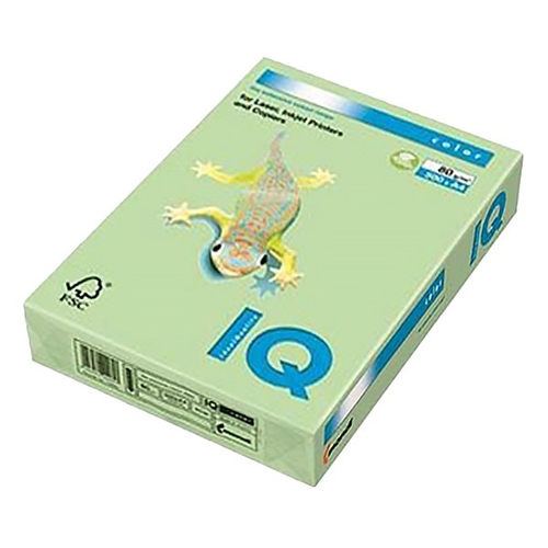 Fénymásolópapír színes IQ Color A/4 160 gr pasztell zöld GN27 250 ív/csomag