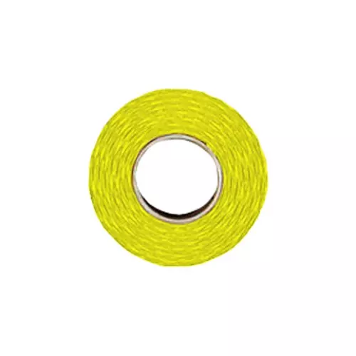 Árazószalag FORTUNA 25x16 mm perforált sárga 10 tekercs/csomag
