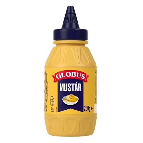 Mustár GLOBUS flakonos 250g