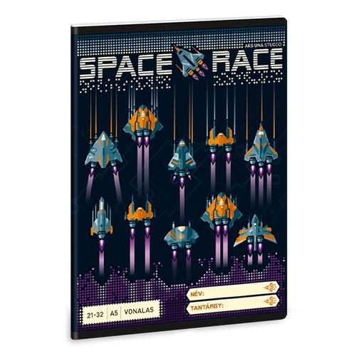 Füzet ARS UNA A/5 32 lapos vonalas 21-32 Space Race