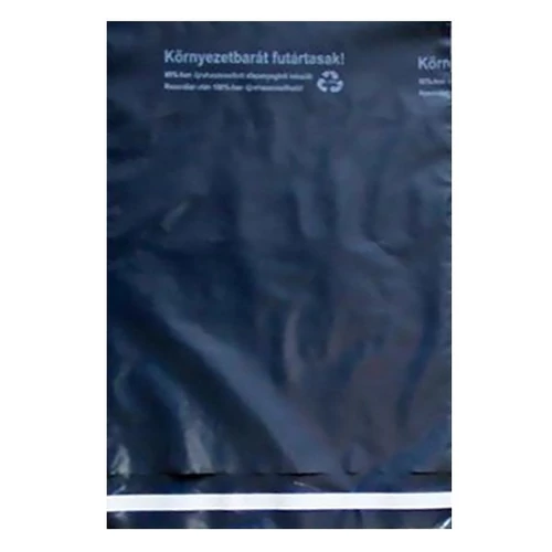 Futártasak biztonsági ragasztócsíkkal környezetbarát 30,5x45cm 50 mikron 100 darabos